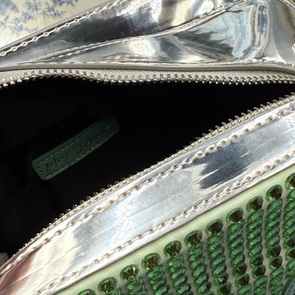 🆕 BETSEY JOHNSON 🧿 NWOT Get Toasted Green Crossbody Bag * NO POPTART WALLET* - Picture 11 of 14
